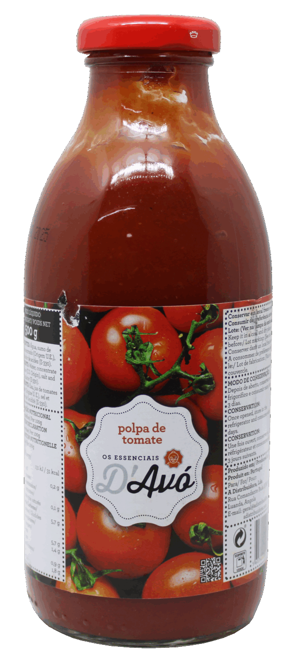 Polpa De Tomate D´Avo 500G