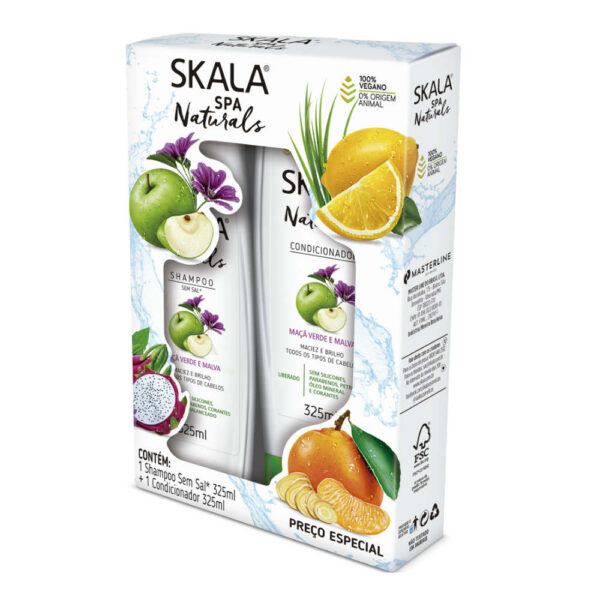 Sh + Condic Mais Cachos 2Em1 Skala 325Ml